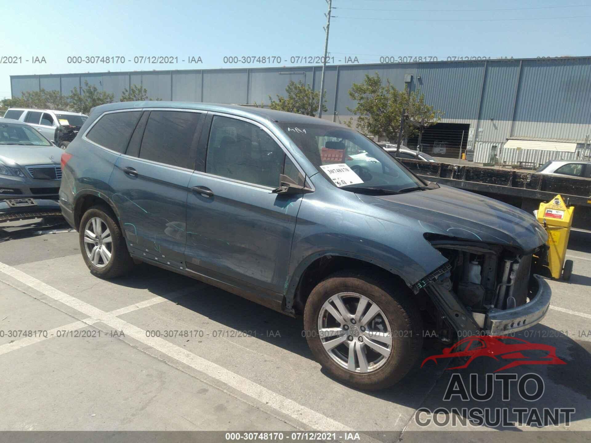 HONDA PILOT 2016 - 5FNYF5H13GB023781