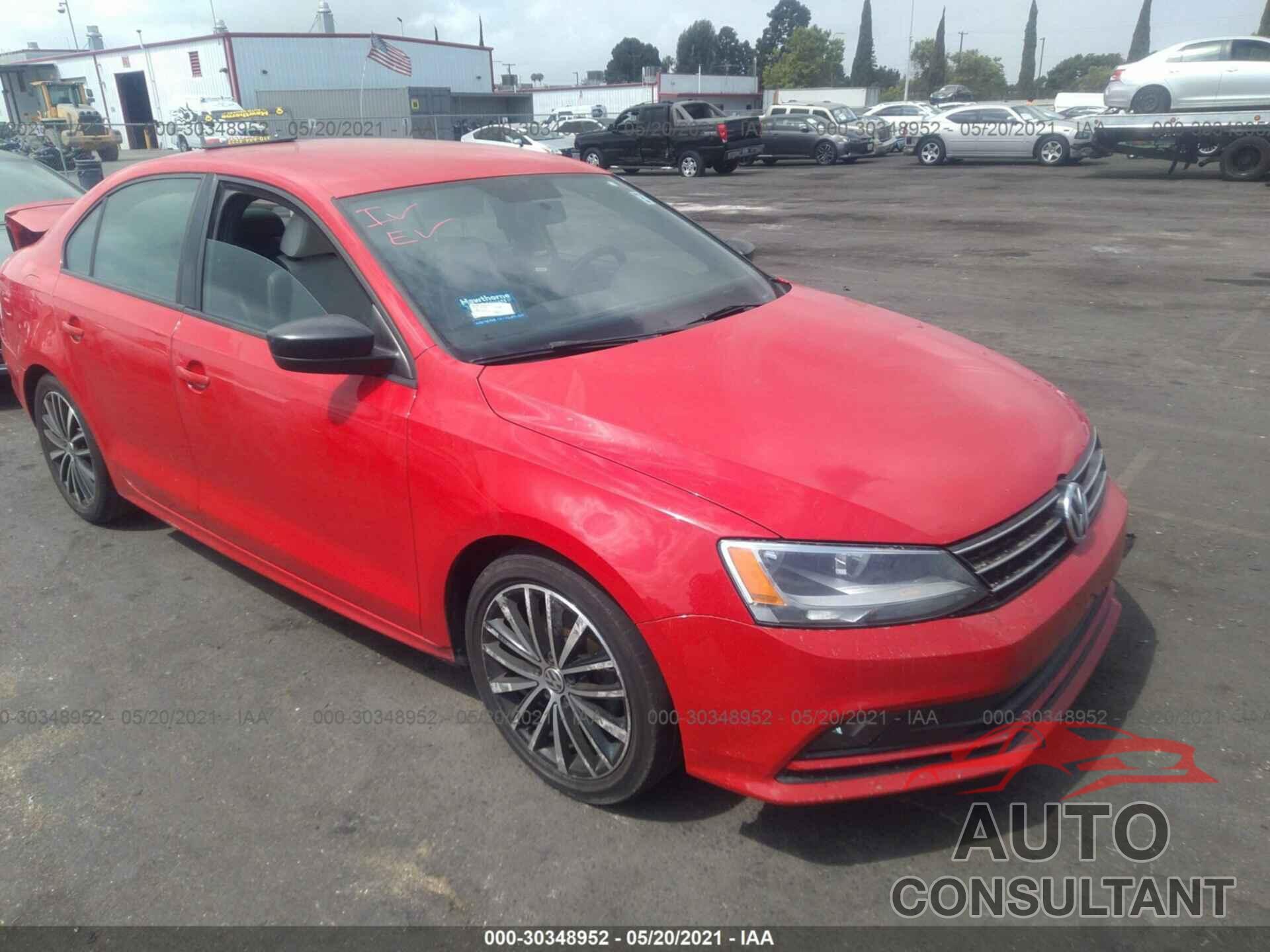 VOLKSWAGEN JETTA SEDAN 2016 - 3VWD17AJXGM325757