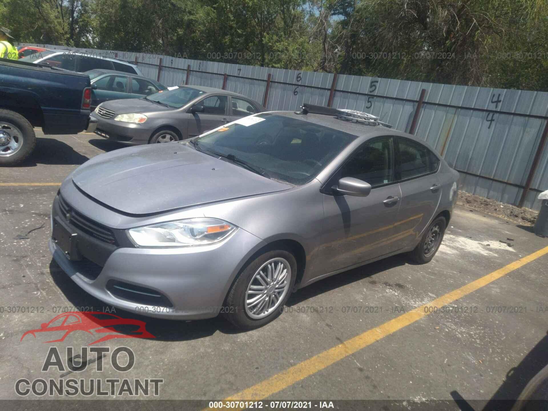 DODGE DART 2016 - 1C3CDFAA3GD592013