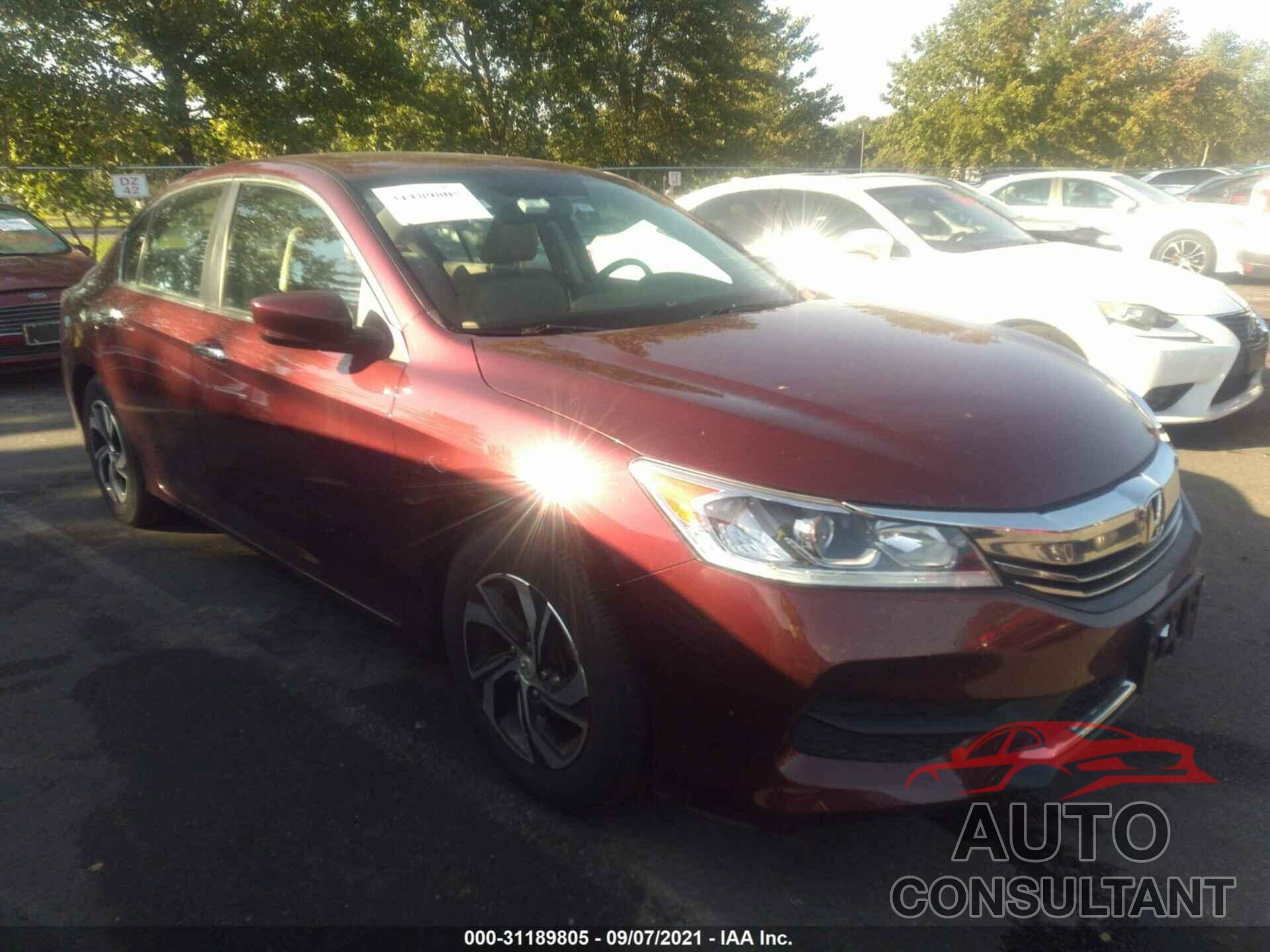 HONDA ACCORD SEDAN 2016 - 1HGCR2F36GA144867