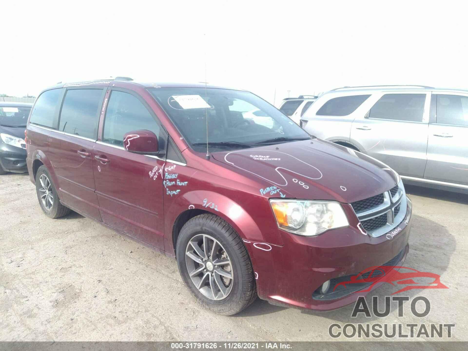 DODGE GRAND CARAVAN 2017 - 2C4RDGCG2HR674844