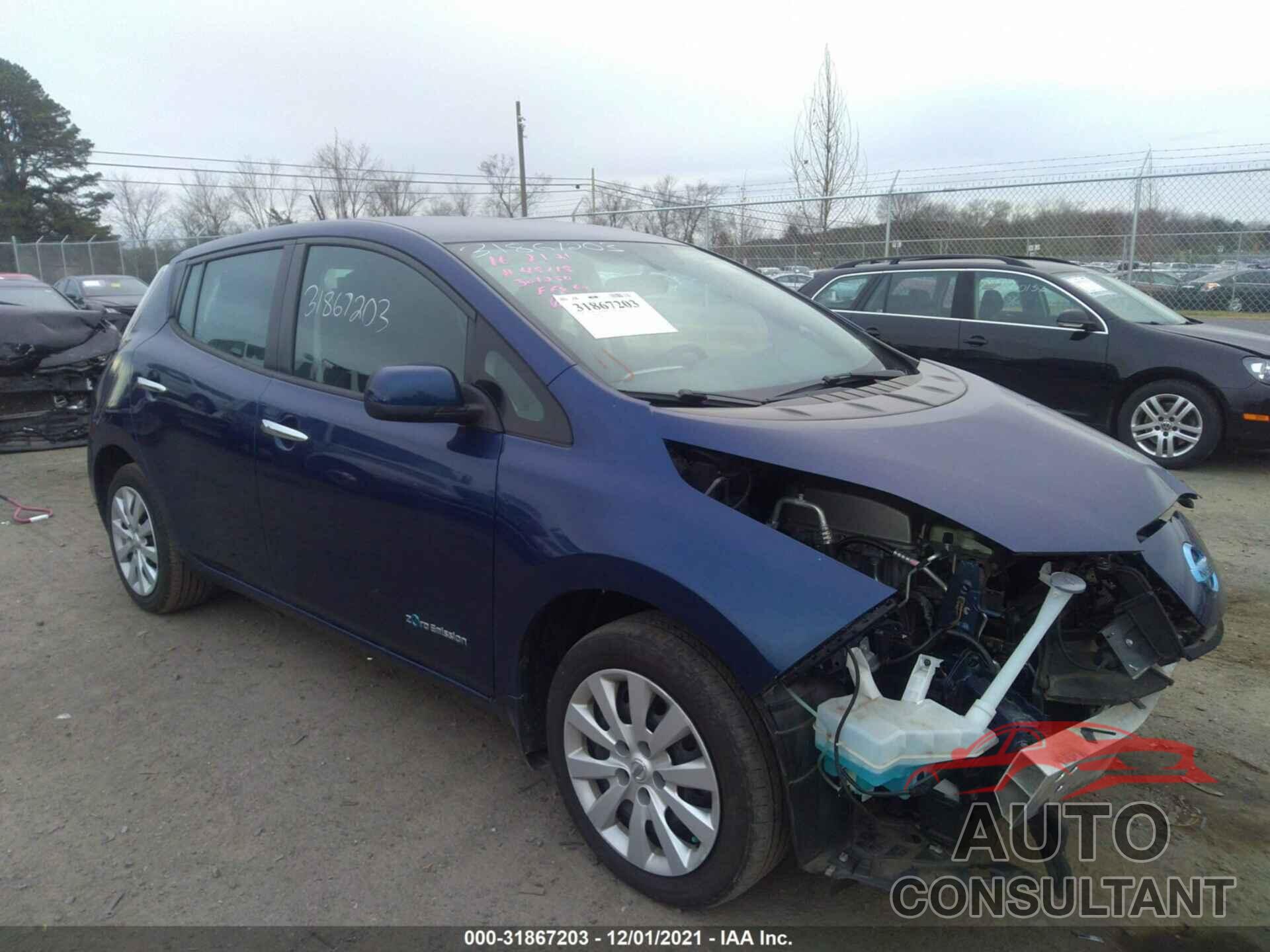 NISSAN LEAF 2016 - 1N4AZ0CP1GC301250