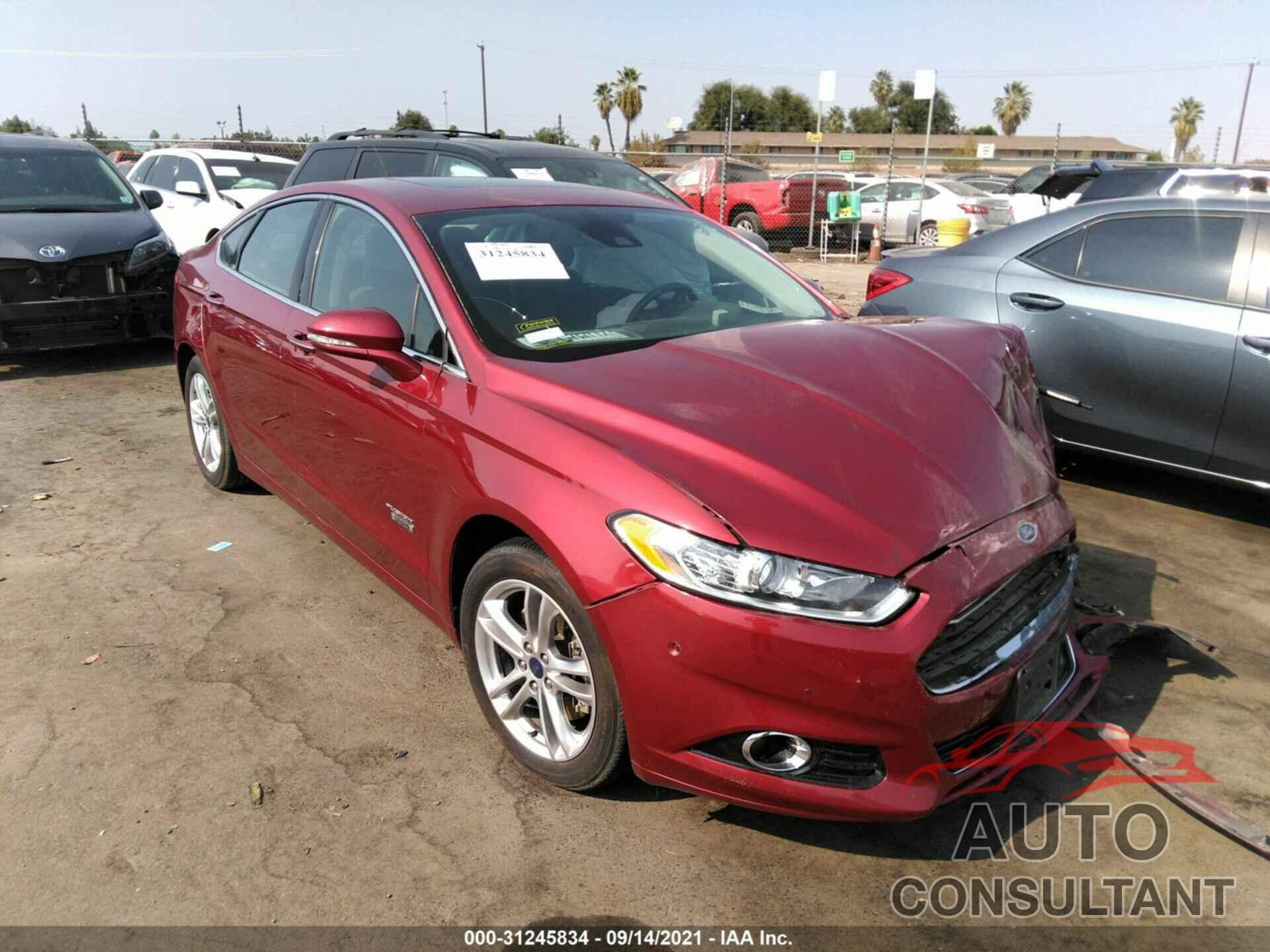 FORD FUSION ENERGI 2016 - 3FA6P0SU2GR229592