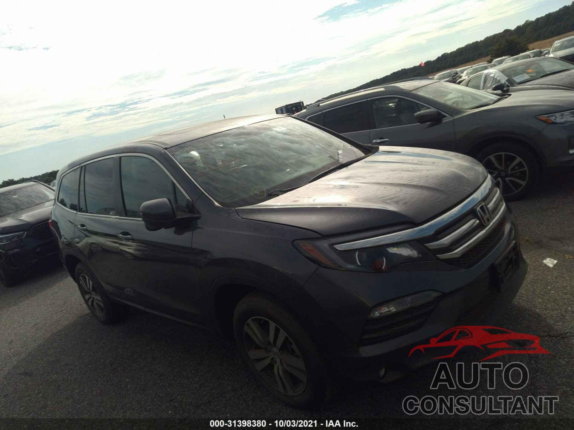 HONDA PILOT 2017 - 5FNYF6H57HB104535