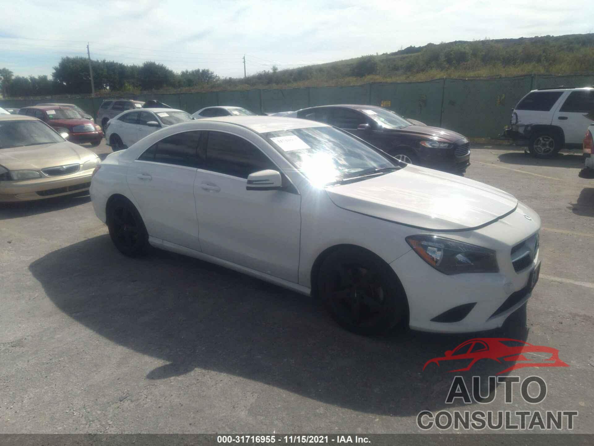 MERCEDES-BENZ CLA 2016 - WDDSJ4GB8GN294805