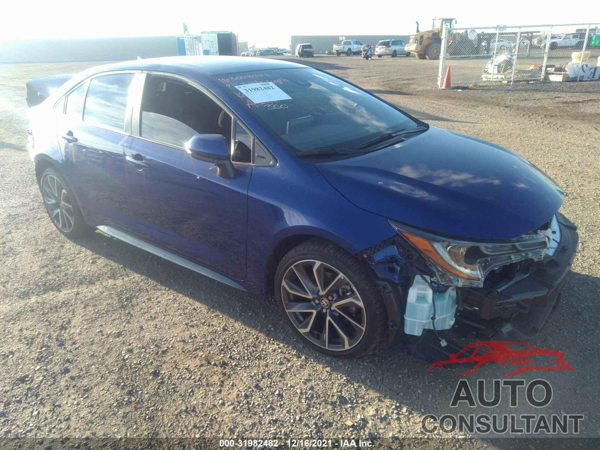 TOYOTA COROLLA 2020 - JTDS4RCE6LJ051039