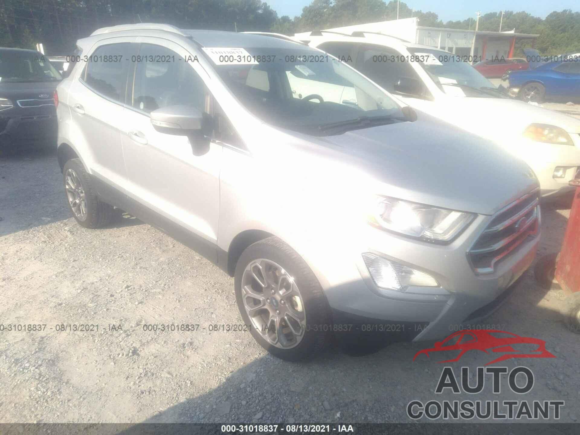 FORD ECOSPORT 2020 - MAJ6S3KL9LC361670