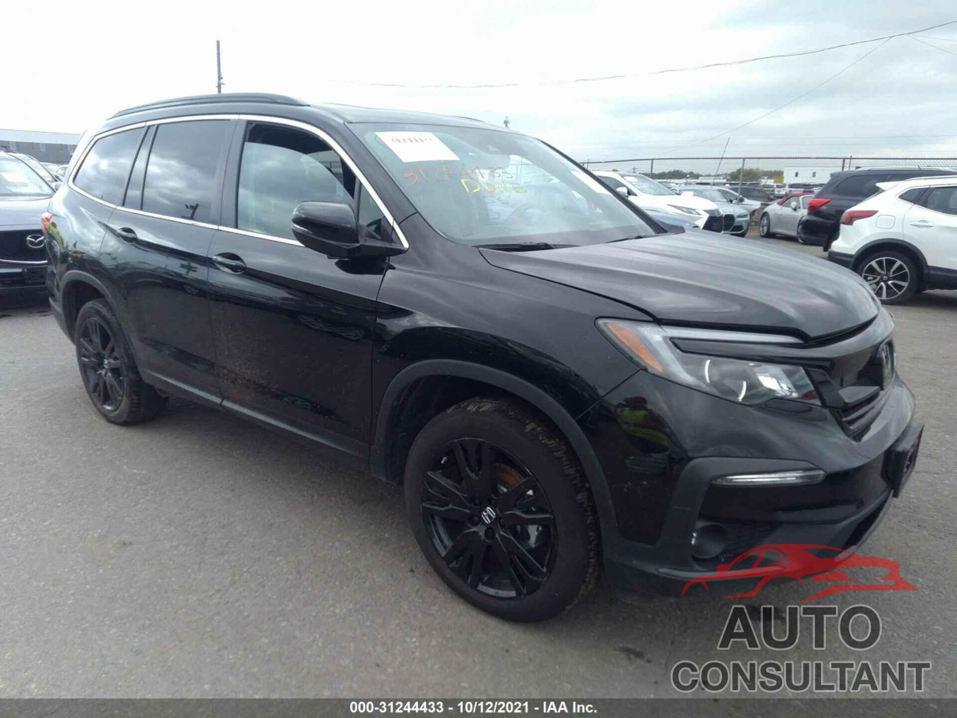 HONDA PILOT 2021 - 5FNYF6H29MB086569