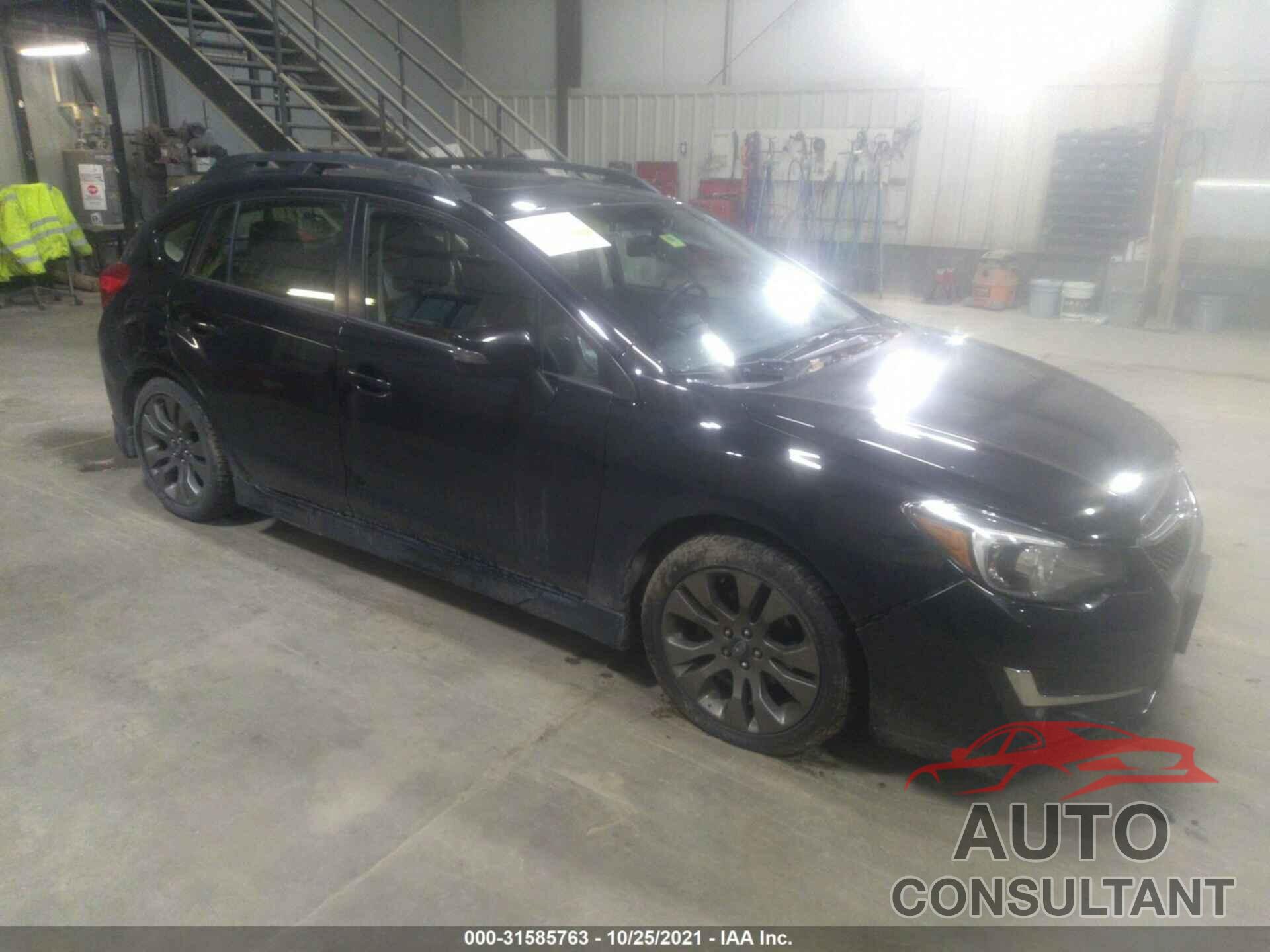 SUBARU IMPREZA WAGON 2016 - JF1GPAY63G8206388