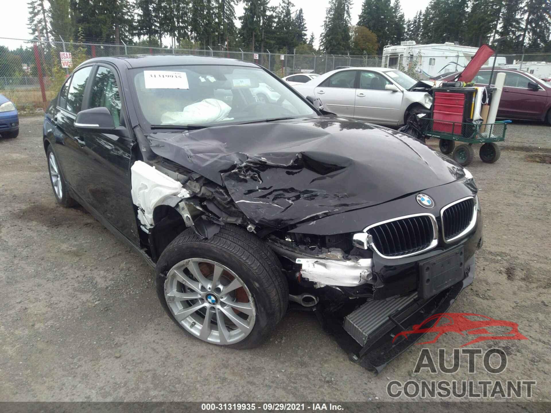 BMW 3 SERIES 2016 - WBA8E1G5XGNT99859
