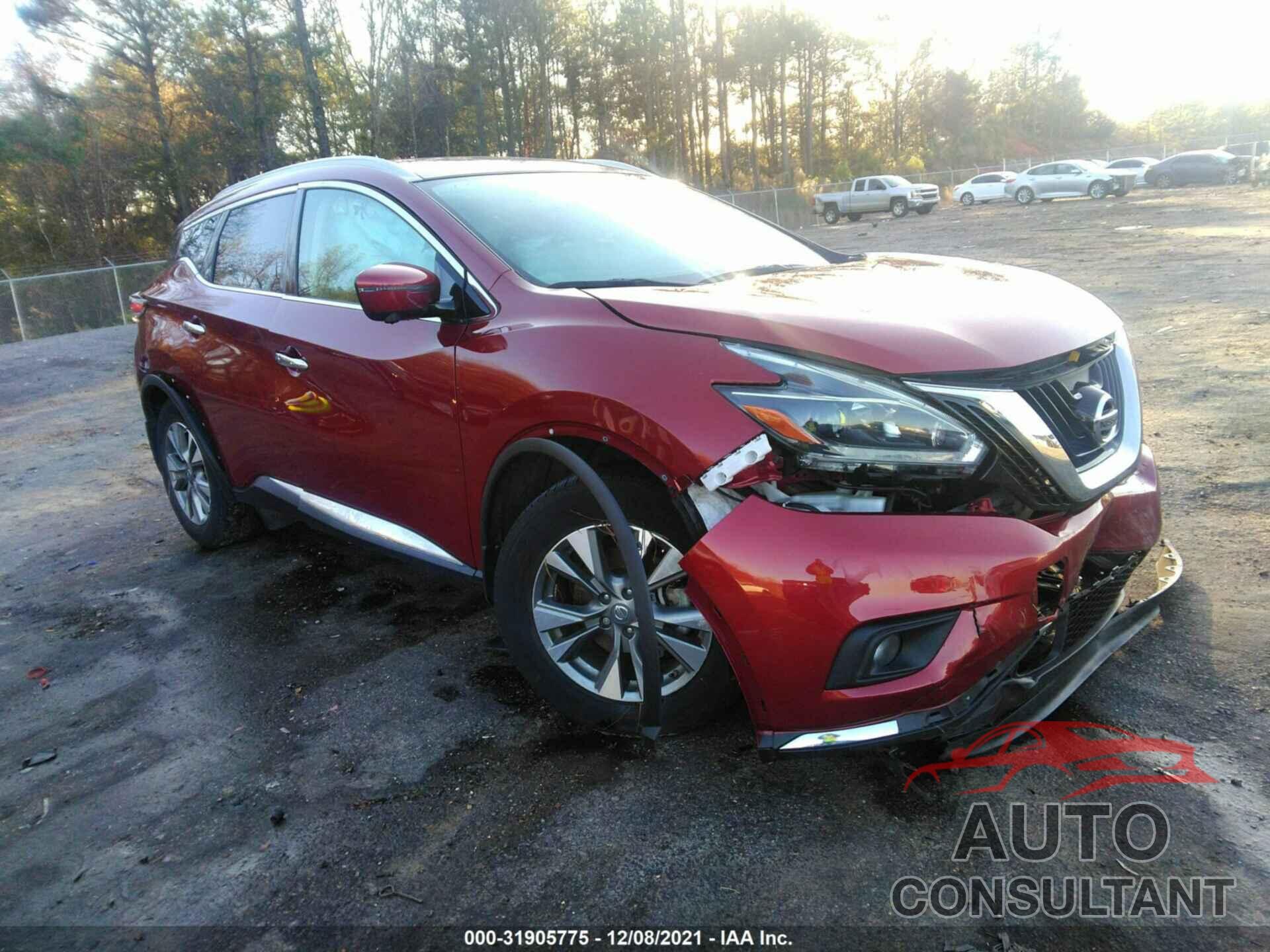 NISSAN MURANO 2018 - 5N1AZ2MG3JN173069