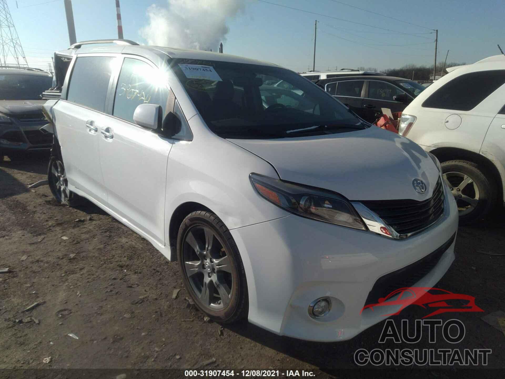 TOYOTA SIENNA 2017 - 5TDXZ3DC6HS856874