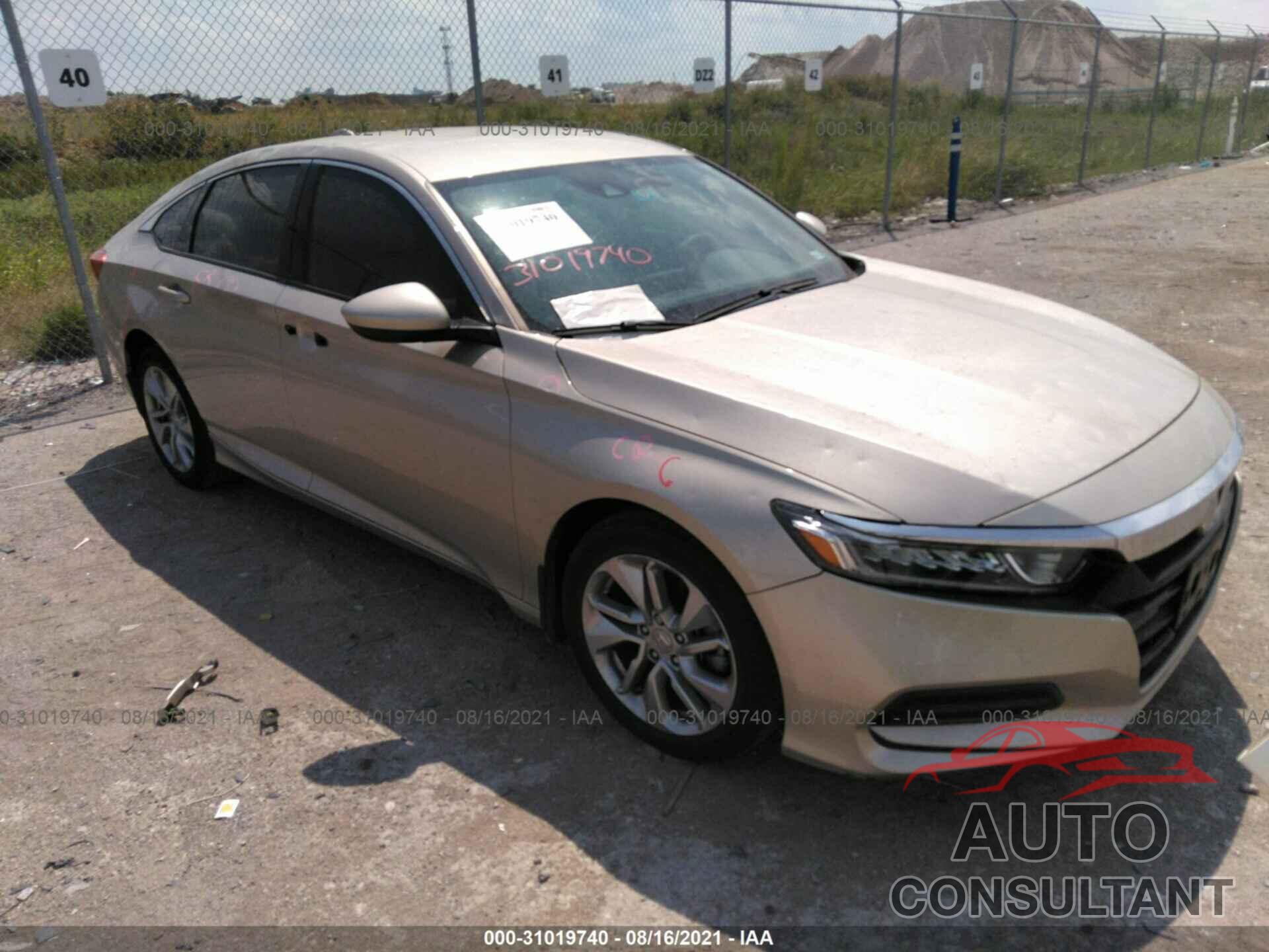 HONDA ACCORD SEDAN 2018 - 1HGCV1F19JA104732