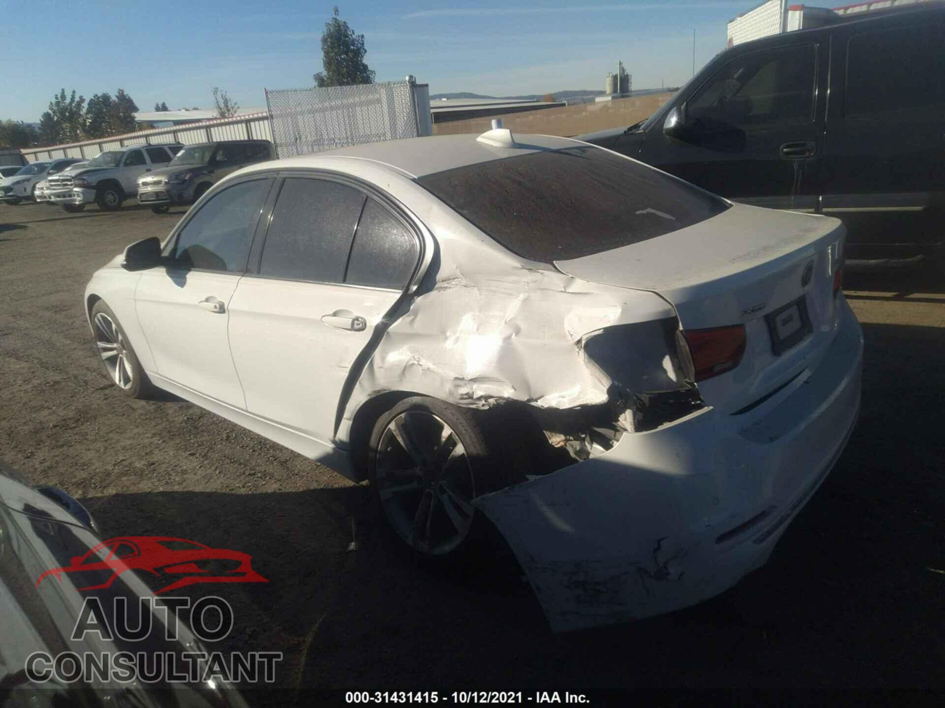 BMW 3 SERIES 2016 - WBA8E3G5XGNU04912