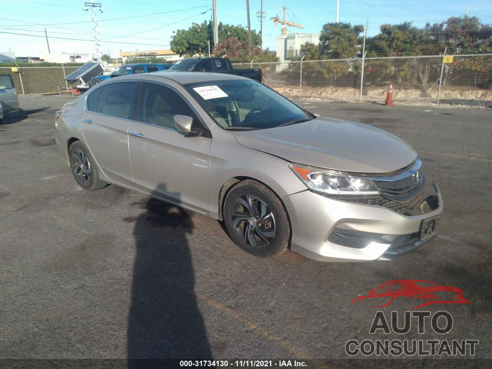 HONDA ACCORD SEDAN 2016 - 1HGCR2F37GA066549