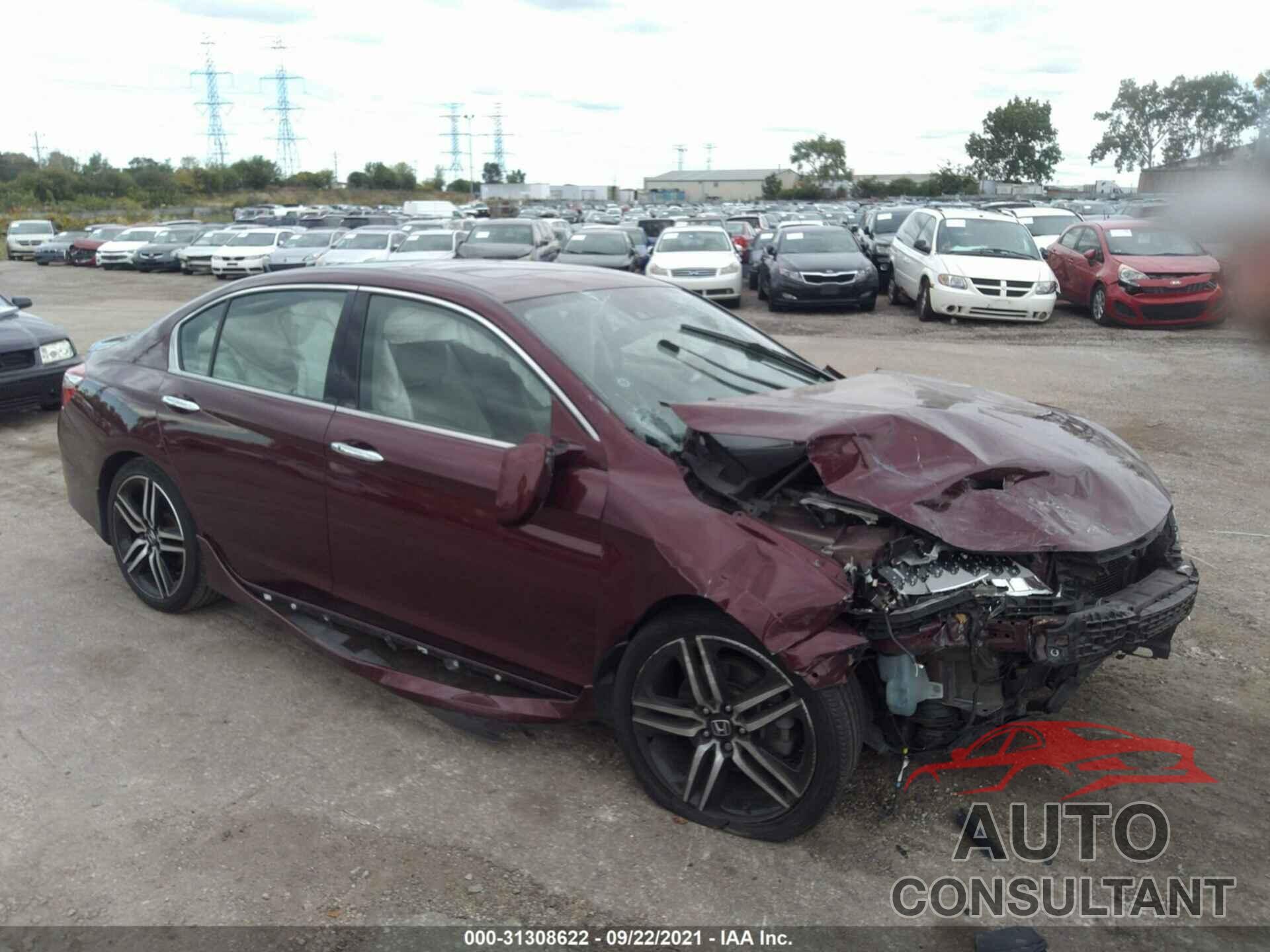 HONDA ACCORD SEDAN 2017 - 1HGCR3F96HA002272