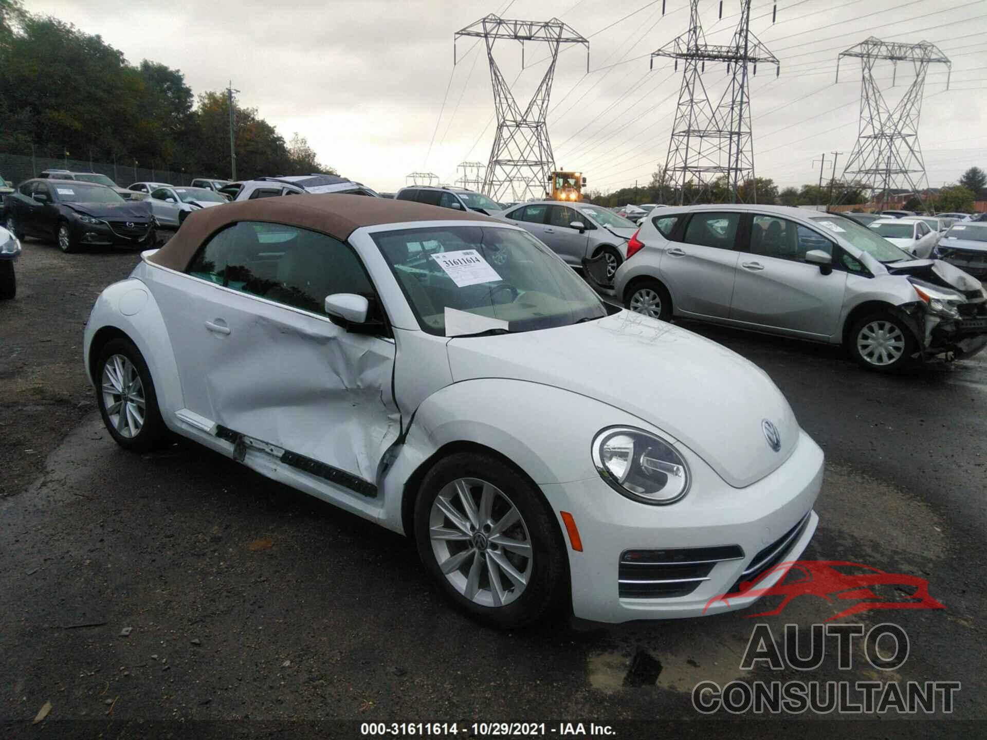 VOLKSWAGEN BEETLE CONVERTIBLE 2017 - 3VW517AT5HM807964