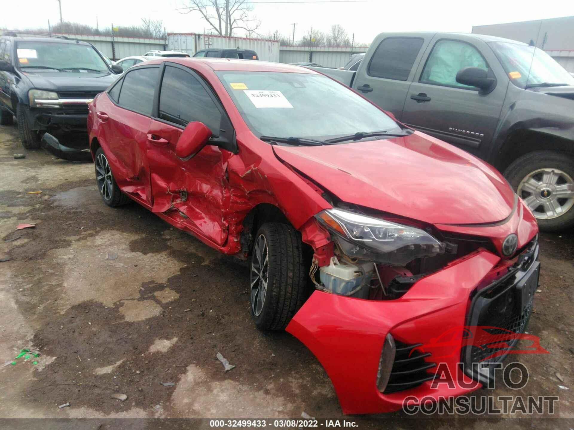 TOYOTA COROLLA 2017 - 5YFBURHE8HP639715