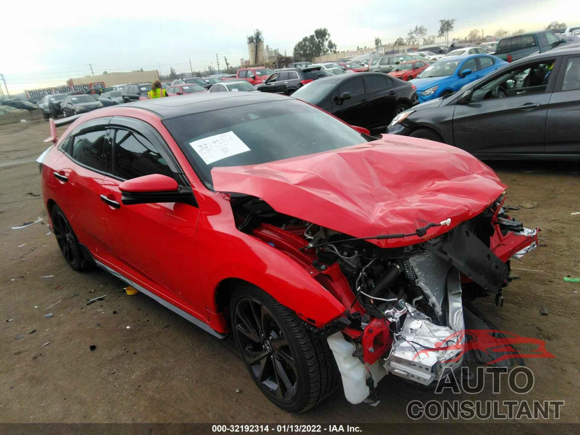 HONDA CIVIC HATCHBACK 2019 - SHHFK7H99KU409956