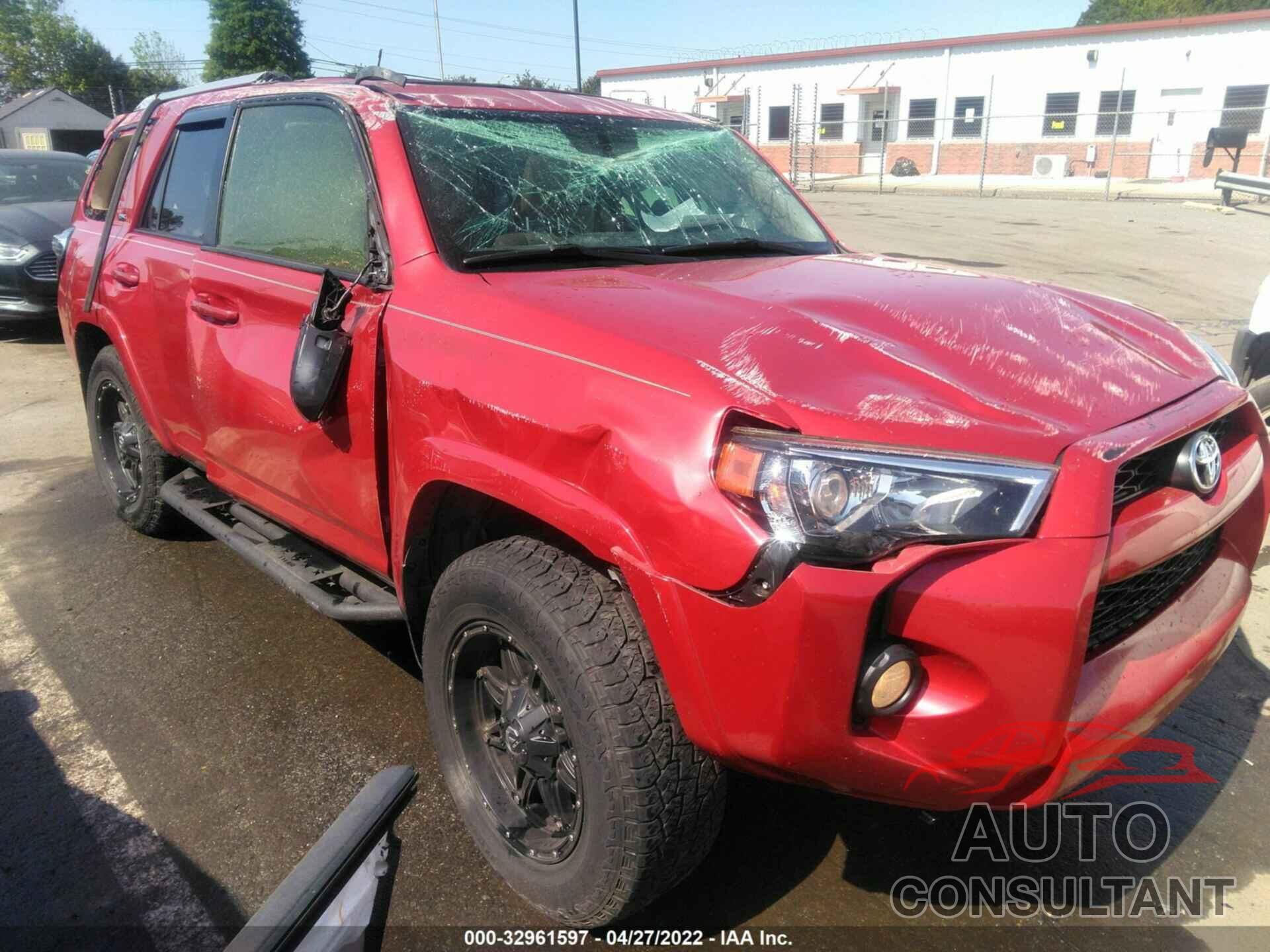 TOYOTA 4RUNNER 2016 - JTEBU5JR9G5389379