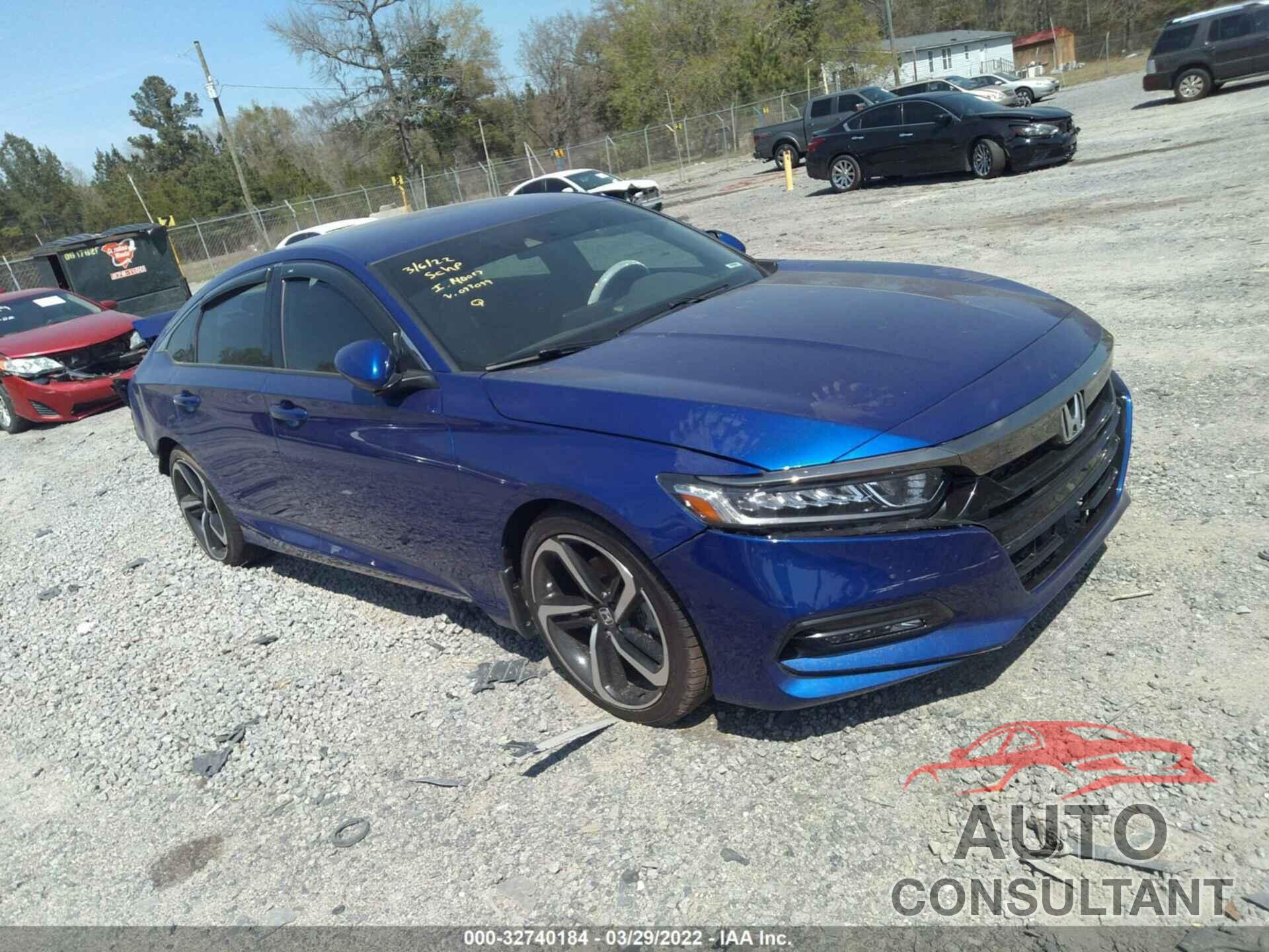 HONDA ACCORD SEDAN 2019 - 1HGCV1F37KA093099