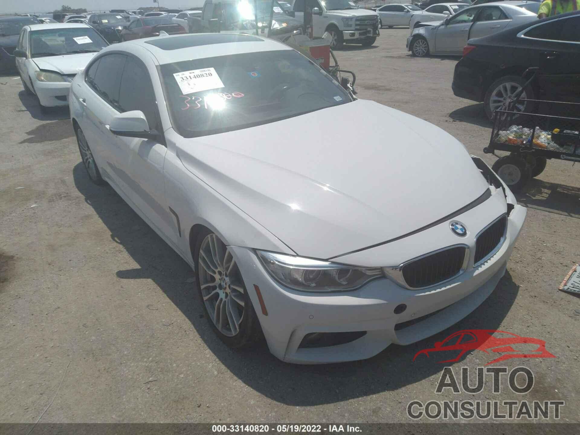 BMW 4 SERIES 2016 - WBA4A9C51GGL89613