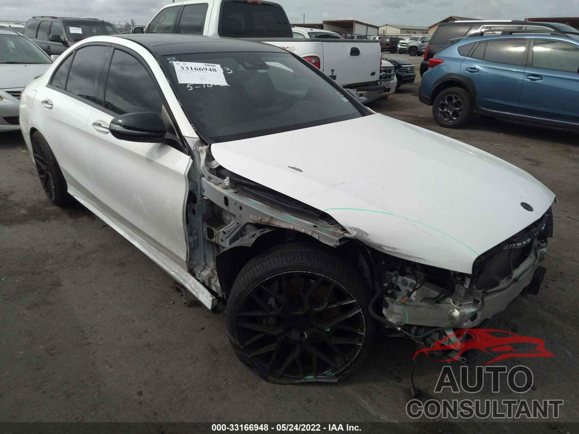 MERCEDES-BENZ C-CLASS 2017 - 55SWF6EB5HU197393