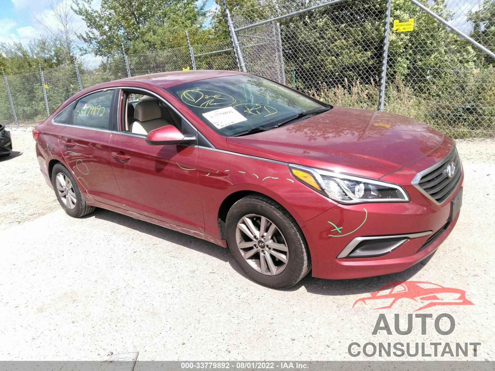 HYUNDAI SONATA 2016 - 5NPE24AF2GH392096