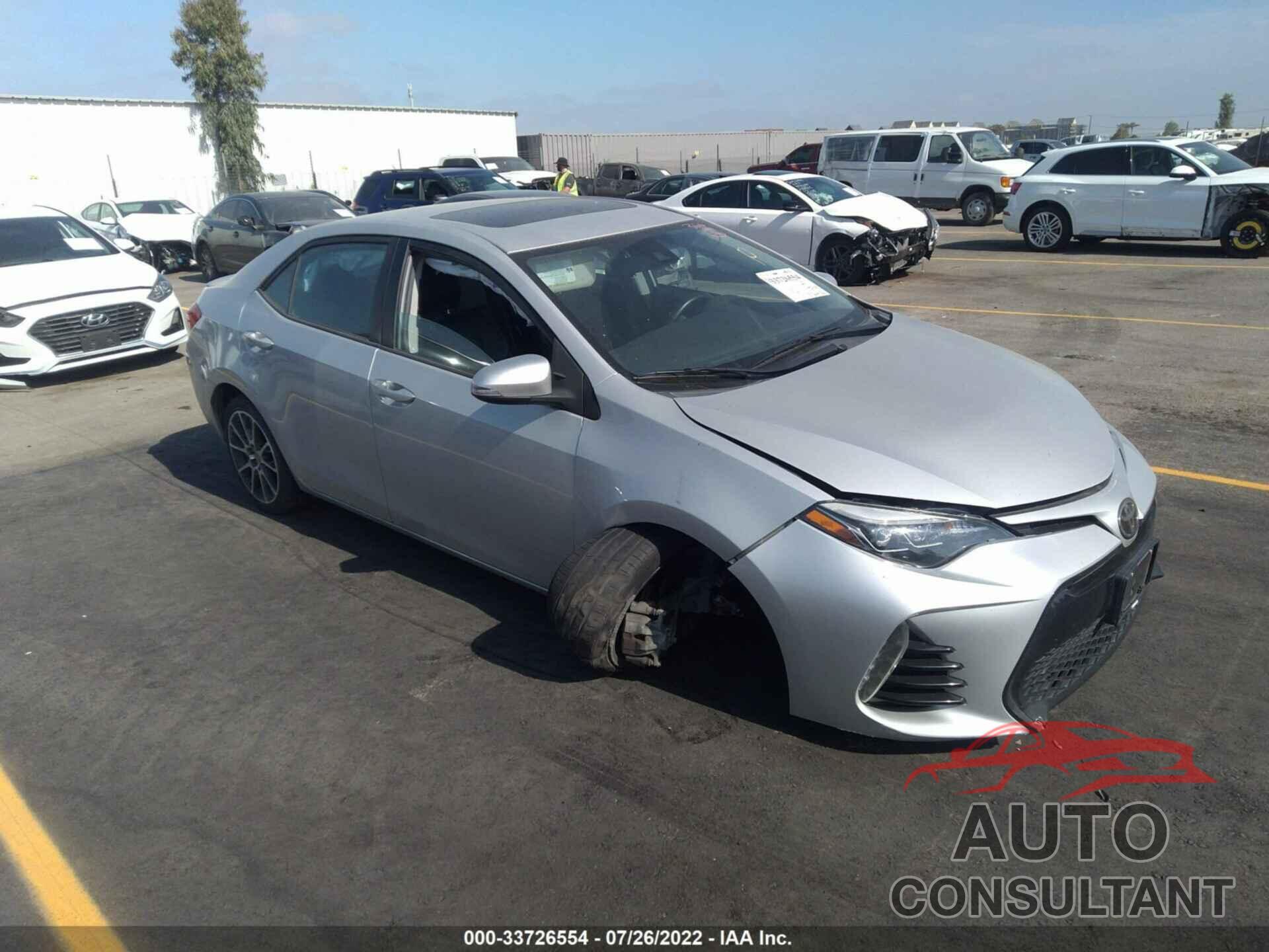 TOYOTA COROLLA 2017 - 5YFBURHE0HP629566