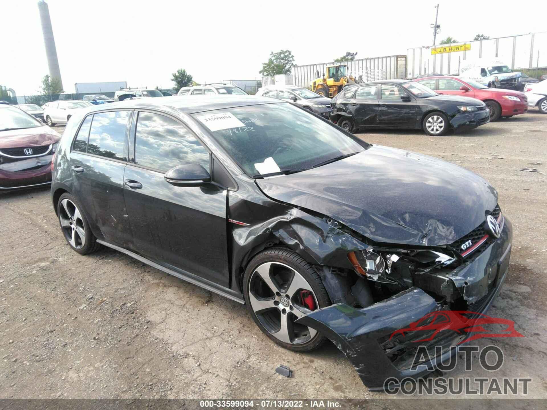 VOLKSWAGEN GOLF GTI 2017 - 3VW4T7AU2HM039147