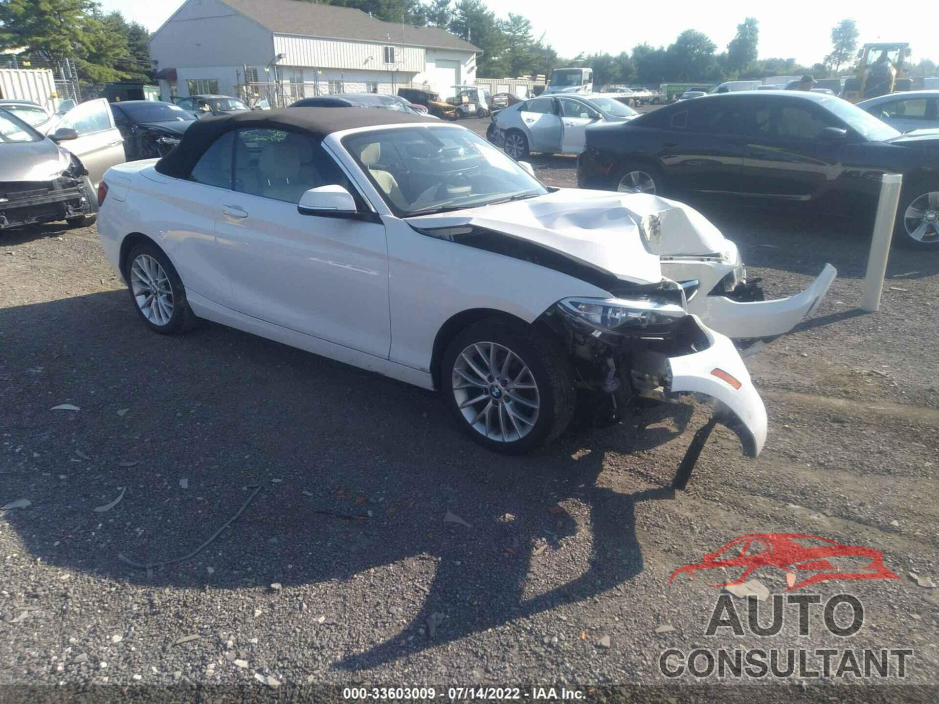 BMW 2 SERIES 2016 - WBA1K9C53GV322927