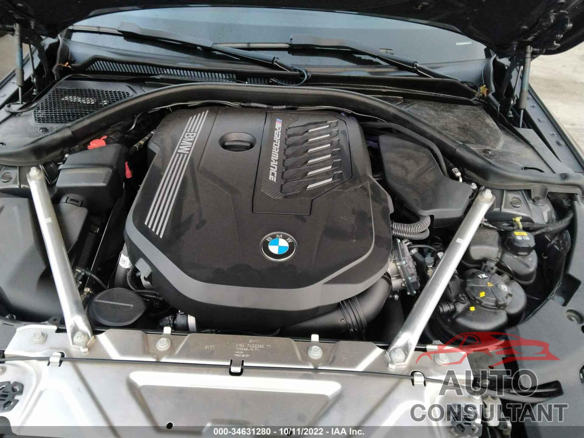 BMW 4 SERIES 2022 - WBA13AW04NFM01416