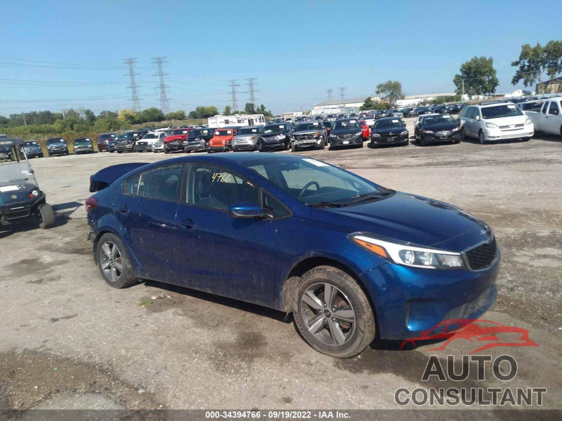 KIA FORTE 2018 - 3KPFL4A70JE175944