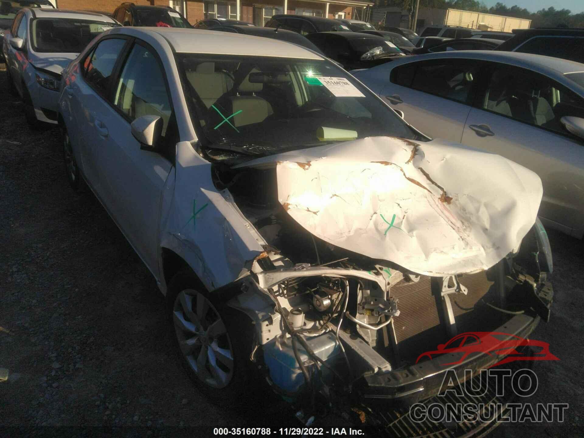 TOYOTA COROLLA 2016 - 5YFBURHE7GP551902
