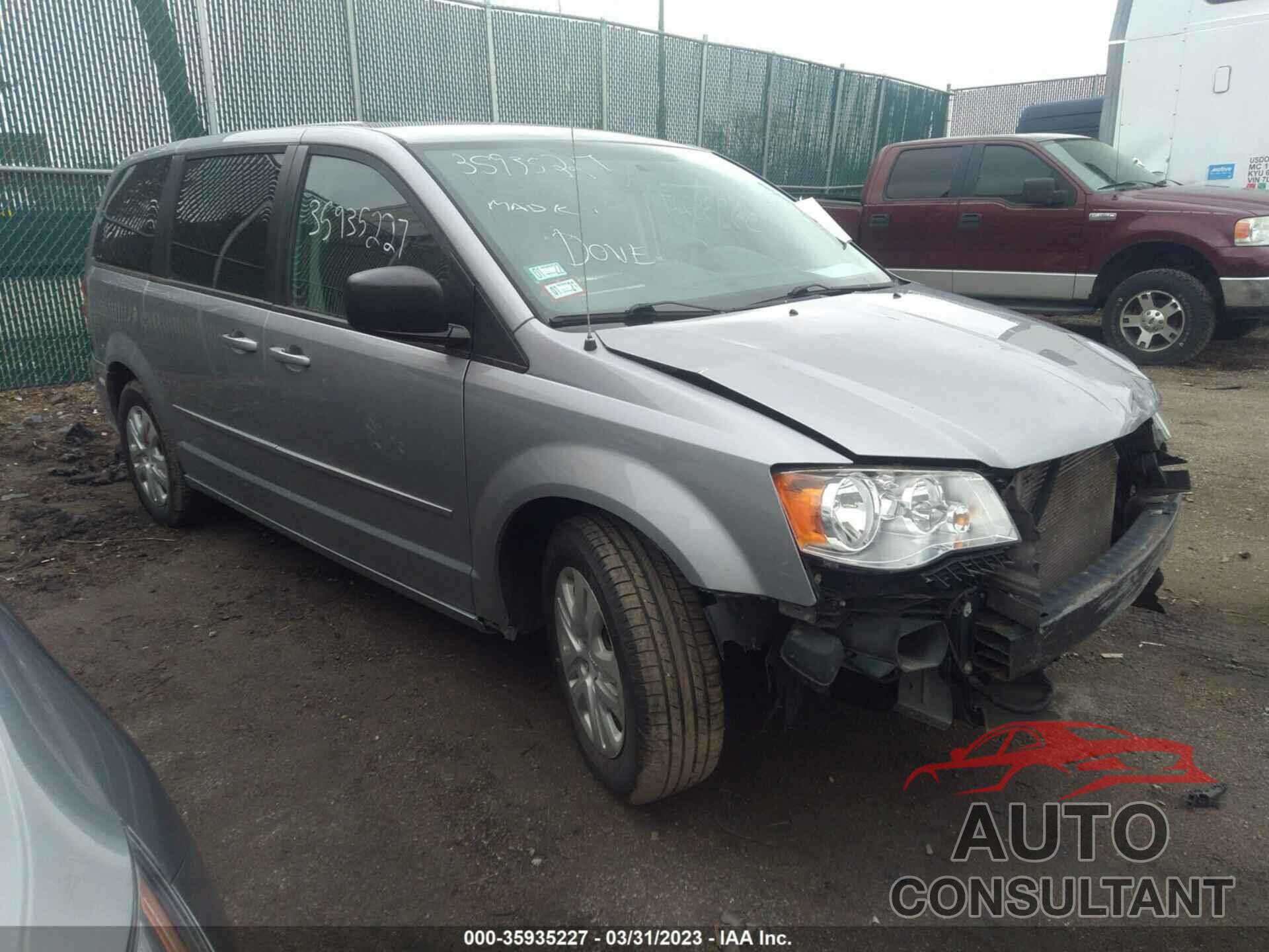 DODGE GRAND CARAVAN 2017 - 2C4RDGBG5HR680414