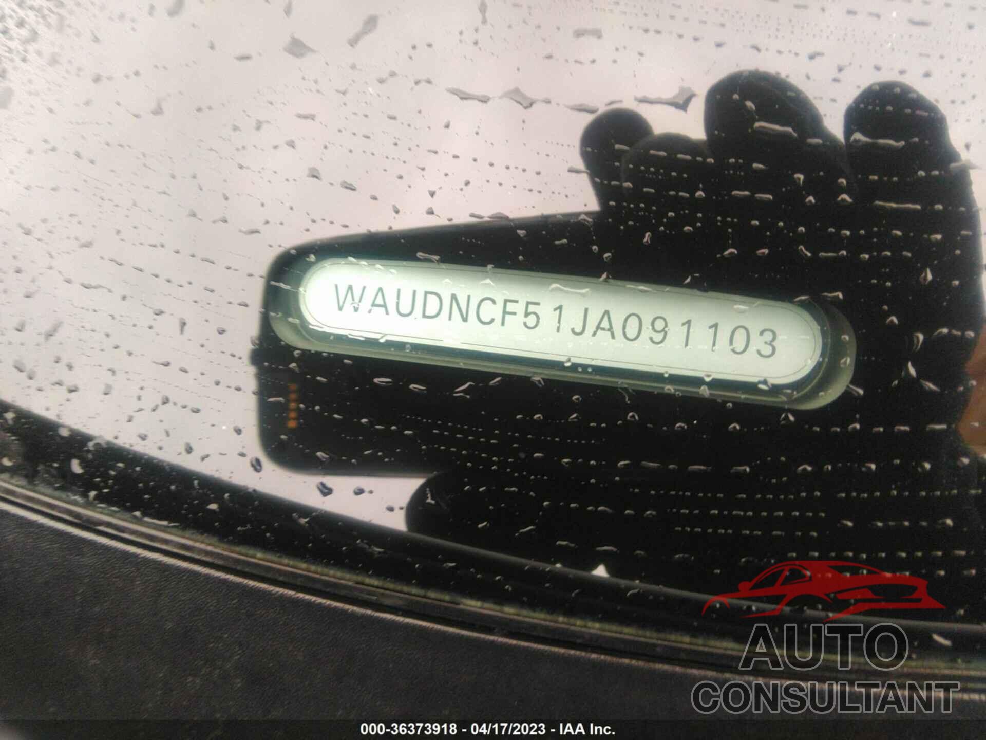 AUDI A5 2018 - WAUDNCF51JA091103