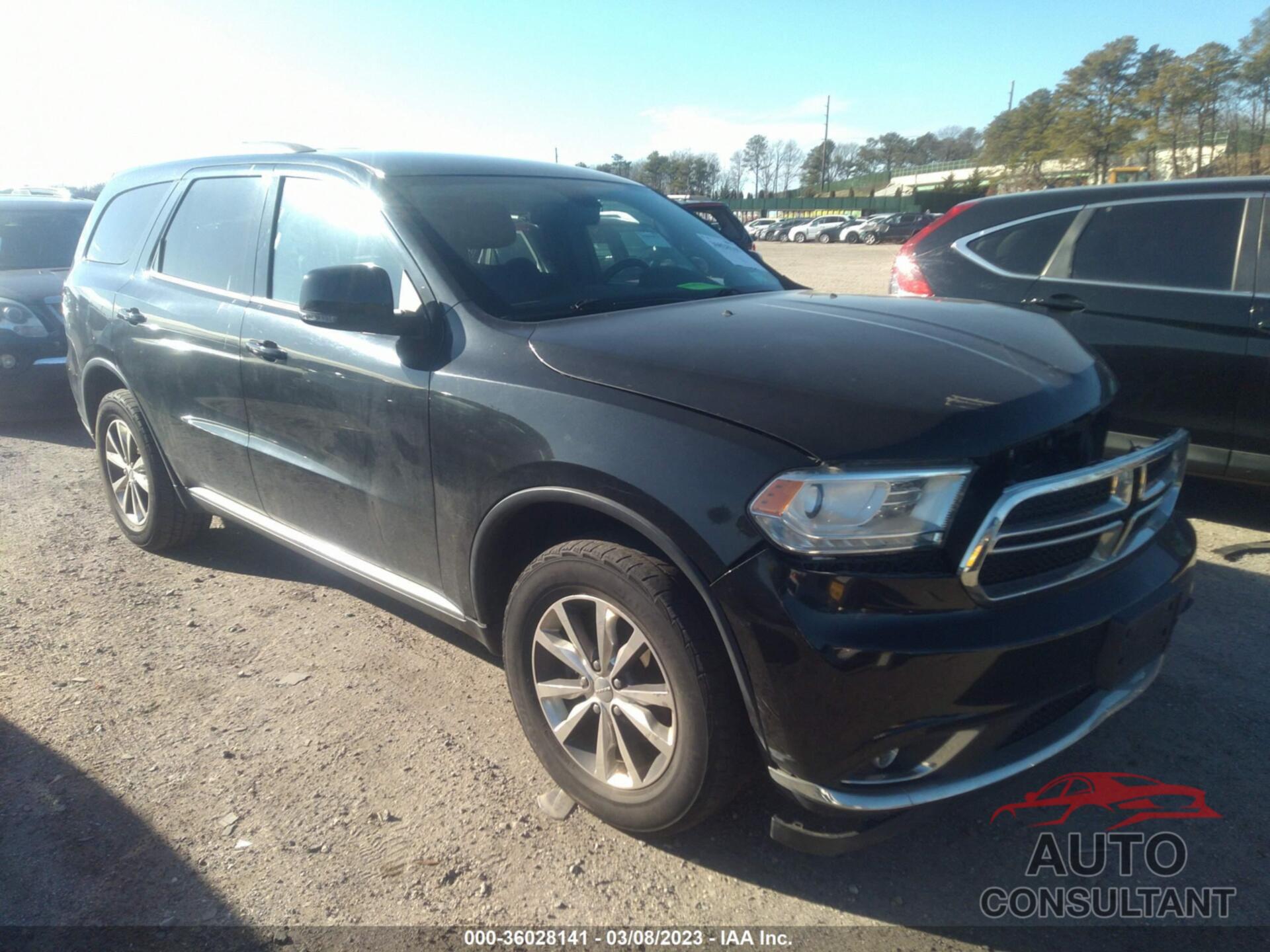 DODGE DURANGO 2016 - 1C4RDJDG4GC301856
