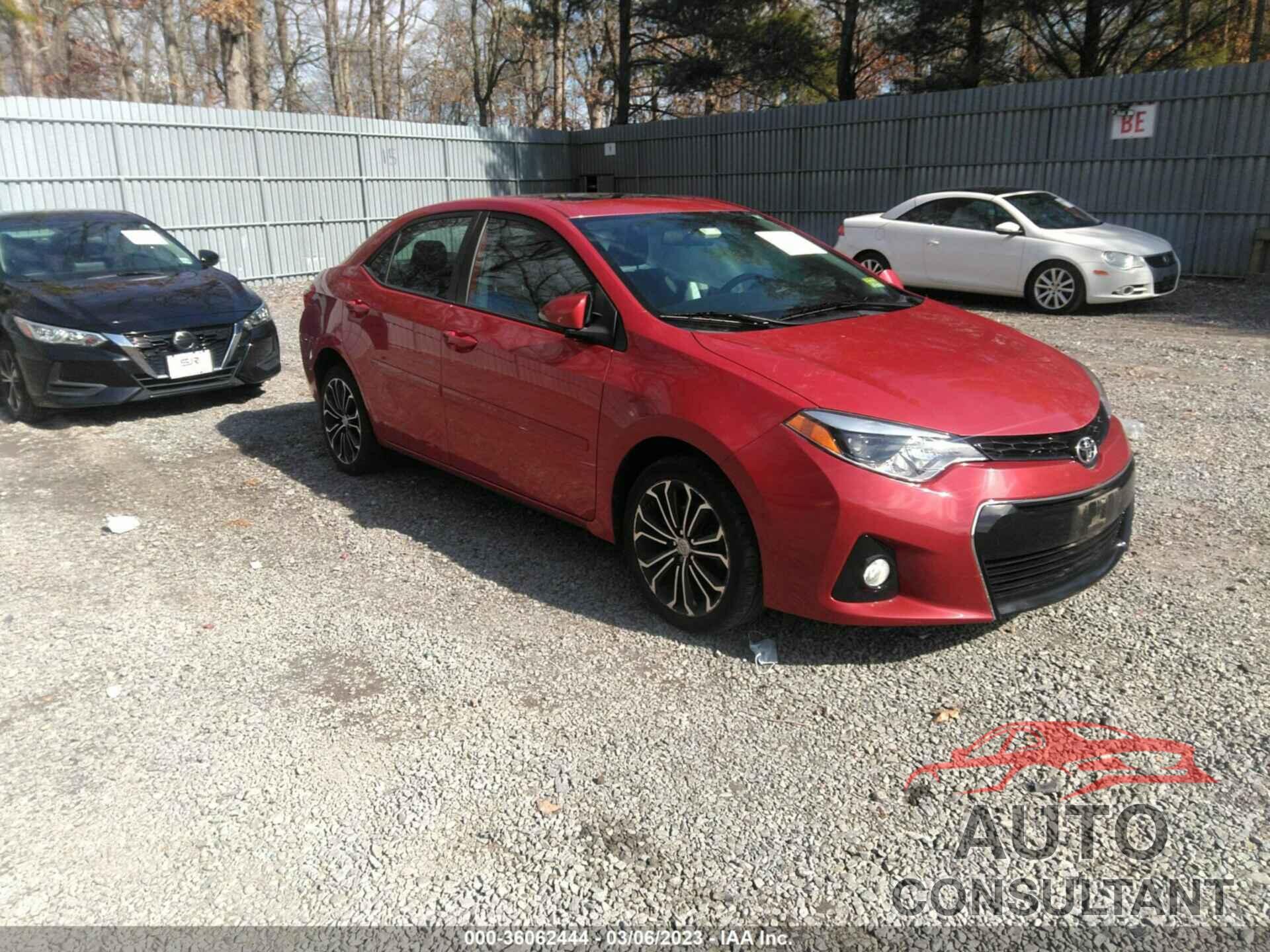 TOYOTA COROLLA 2016 - 2T1BURHE7GC742963