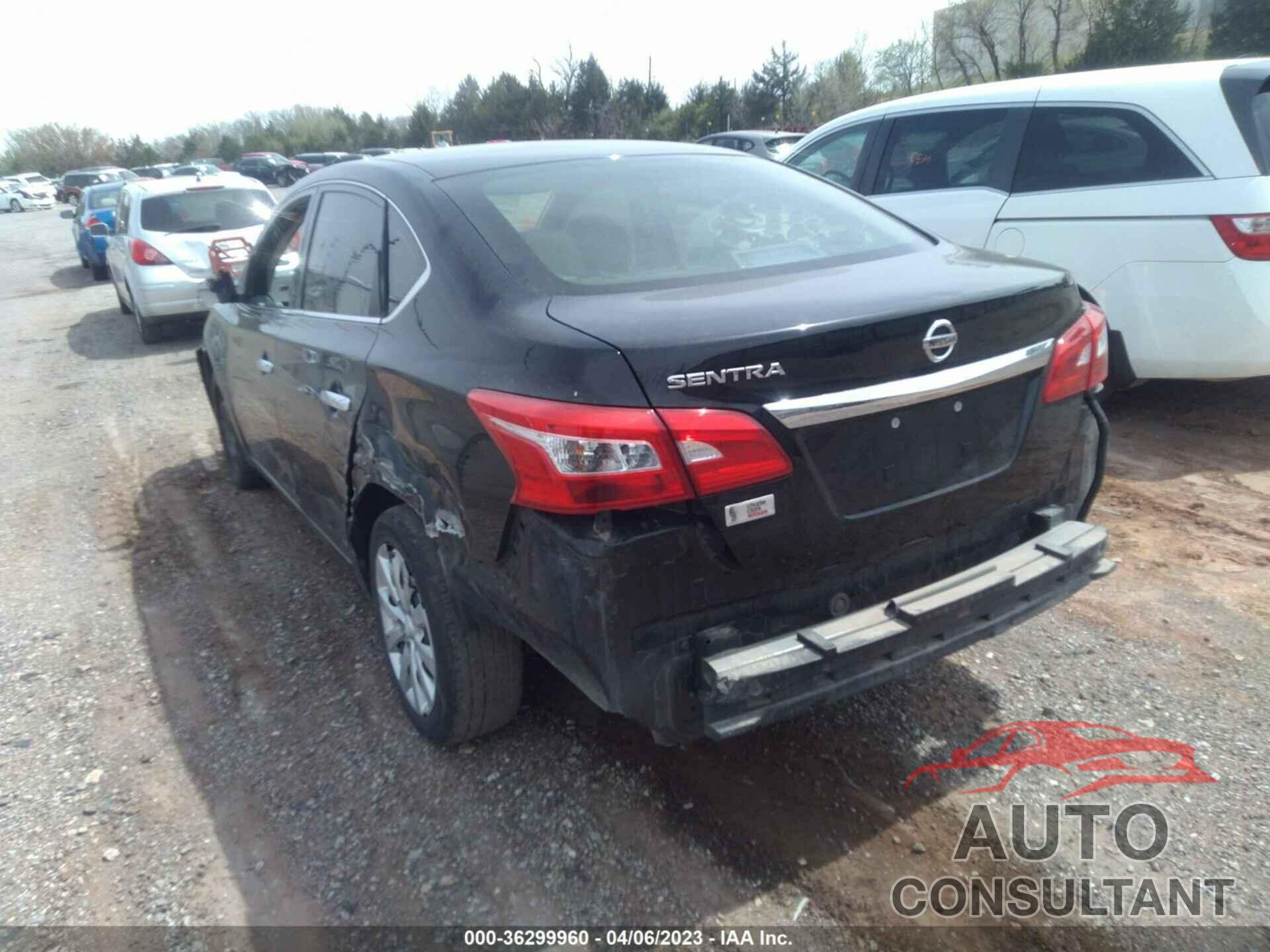 NISSAN SENTRA 2019 - 3N1AB7AP0KY431954