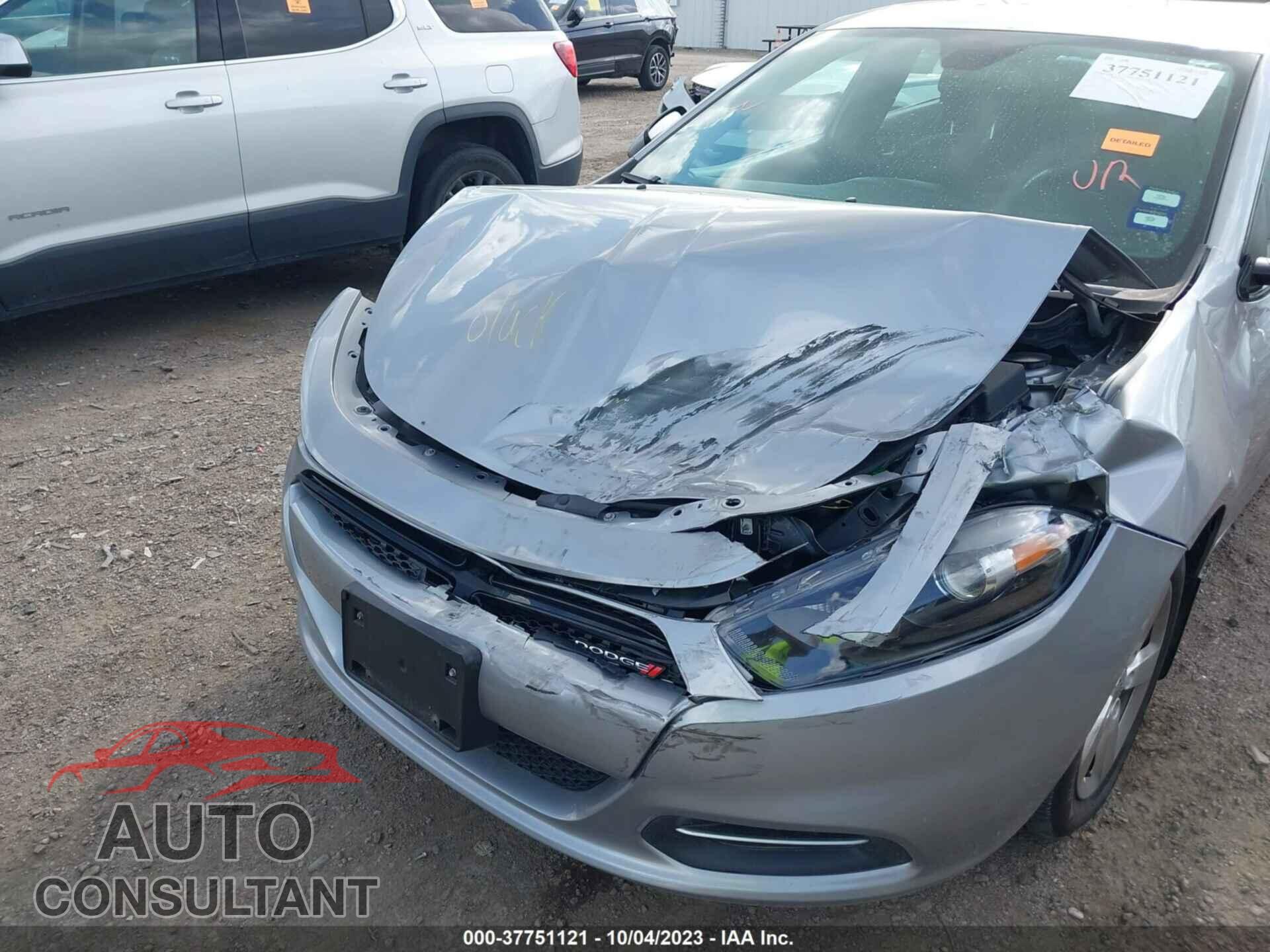 DODGE DART 2015 - 1C3CDFBB0FD390168