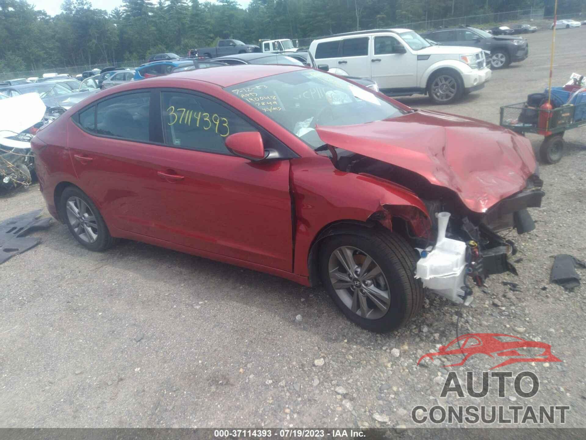HYUNDAI ELANTRA 2017 - 5NPD84LF1HH177849