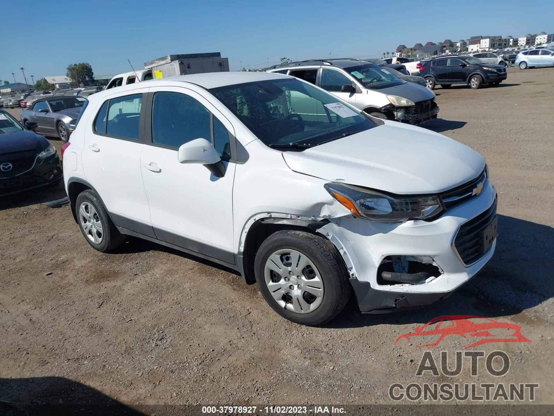 CHEVROLET TRAX 2017 - 3GNCJKSBXHL279130