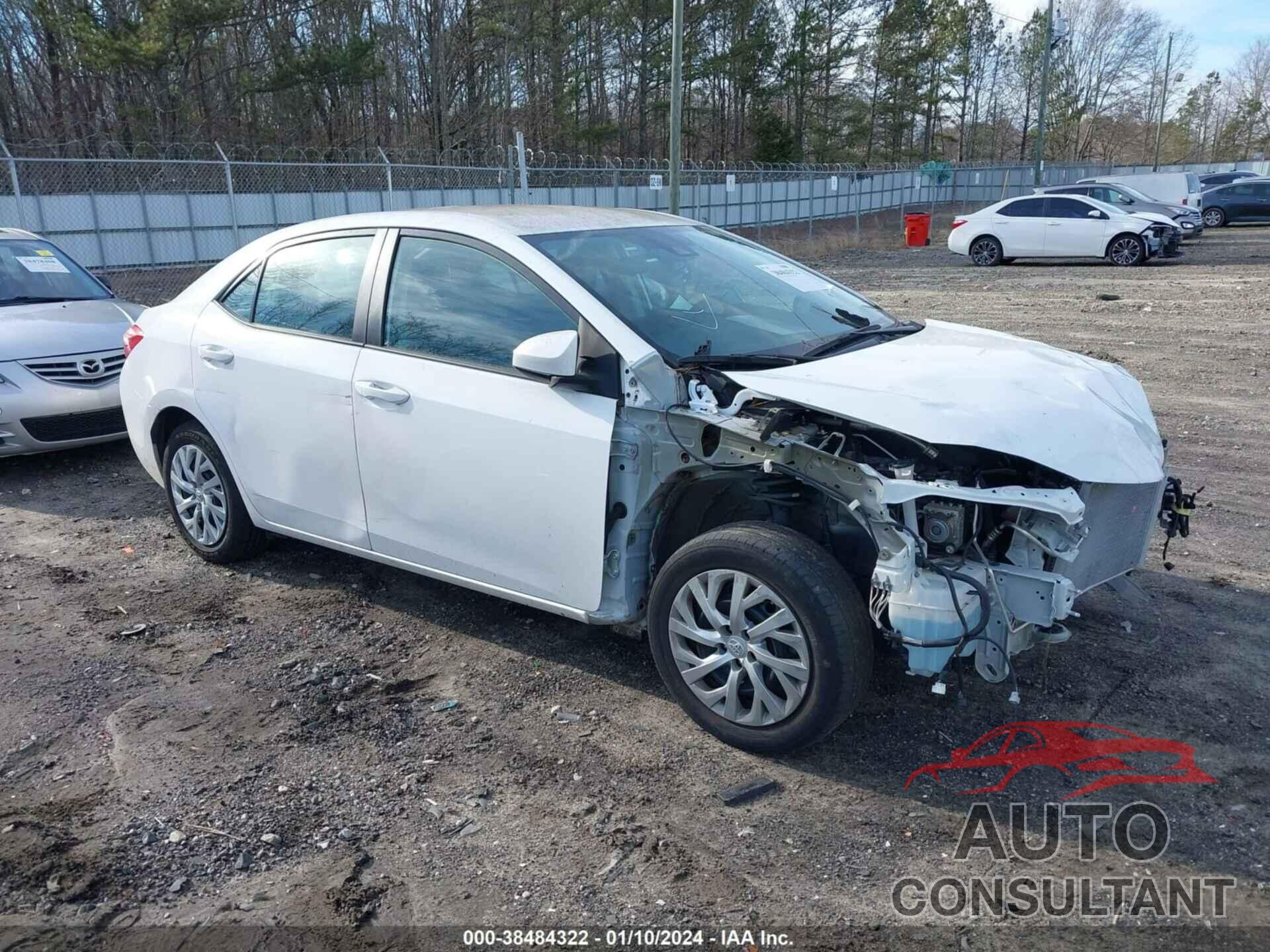 TOYOTA COROLLA 2019 - 5YFBURHE1KP935487