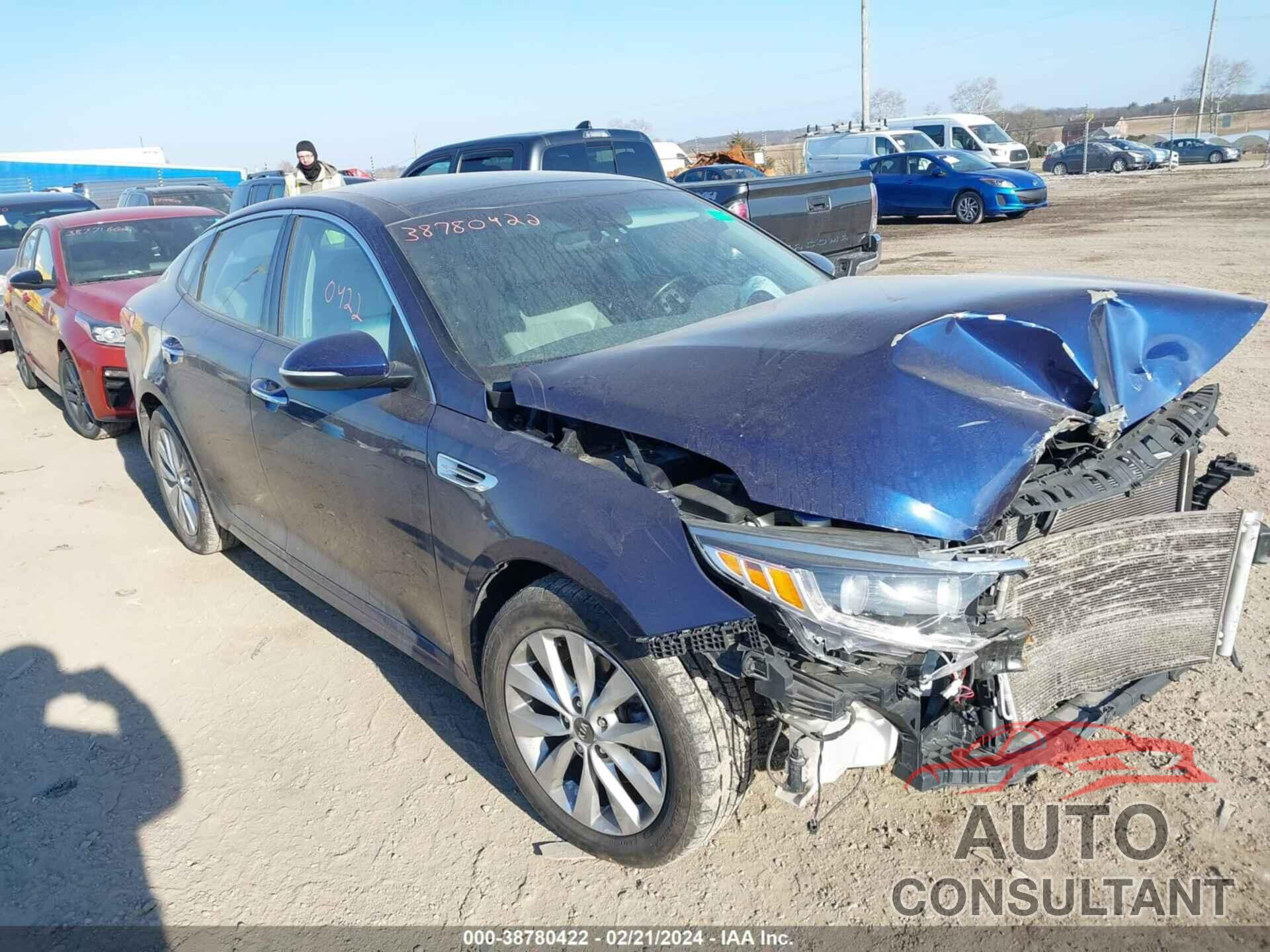 KIA OPTIMA 2016 - 5XXGU4L38GG013443