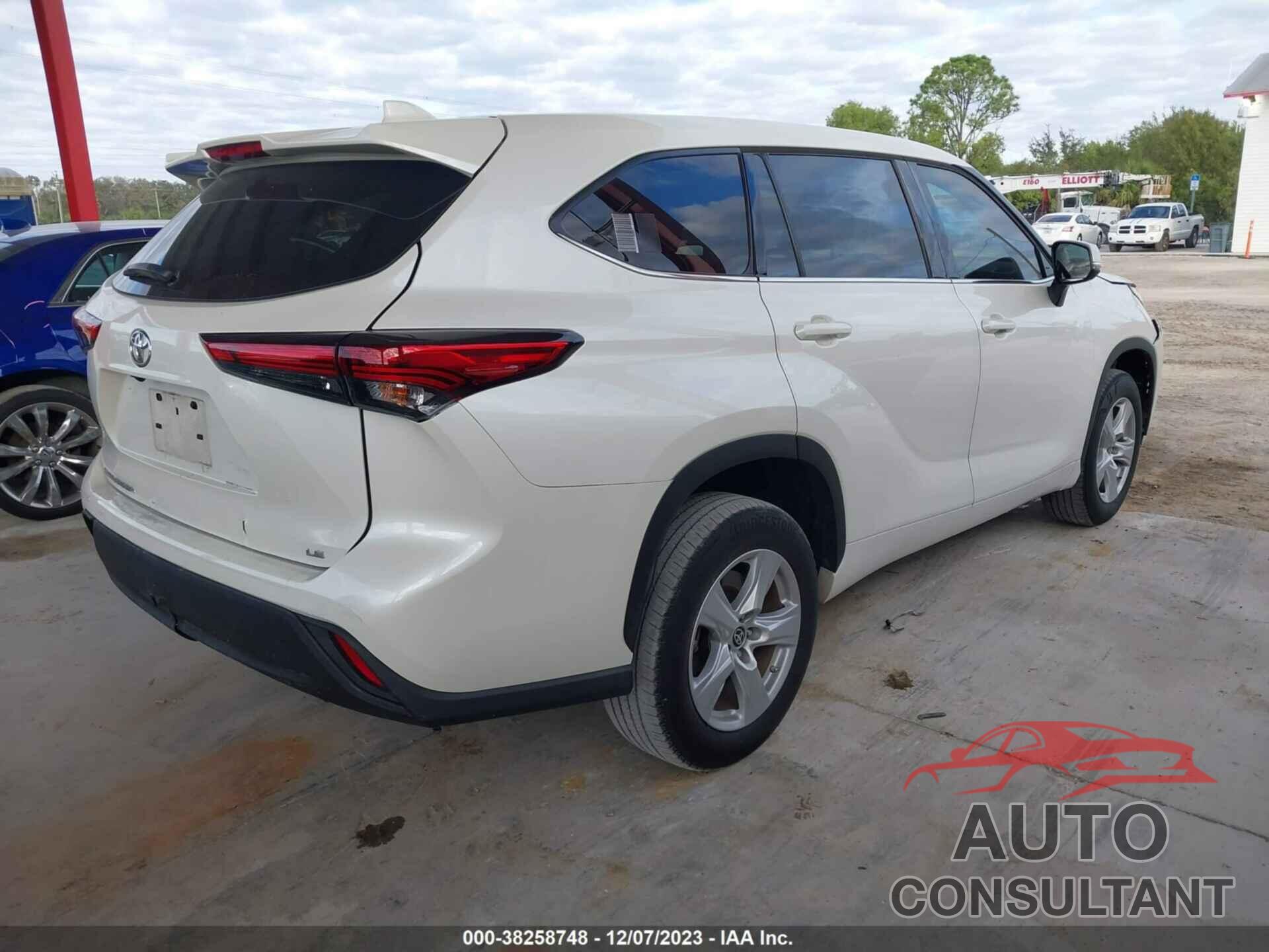 TOYOTA HIGHLANDER 2021 - 5TDZZRAH1MS528347