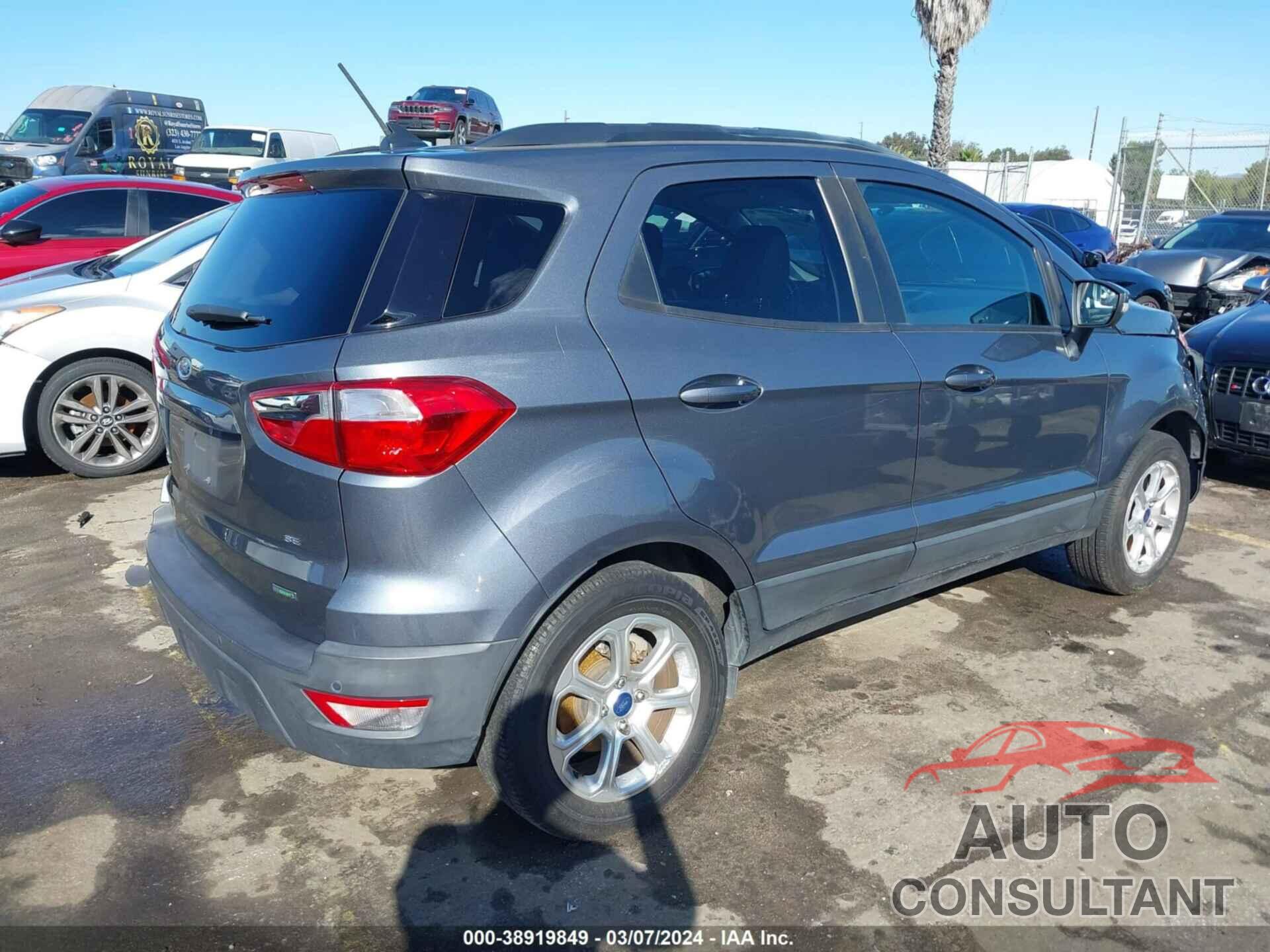 FORD ECOSPORT 2018 - MAJ3P1TE1JC207878