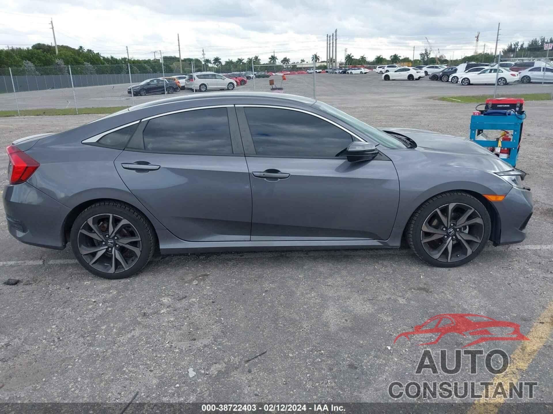 HONDA CIVIC 2019 - 2HGFC2F85KH595597