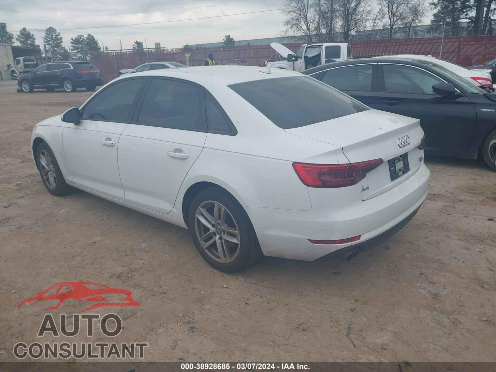 AUDI A4 2017 - WAUGMAF48HA142263