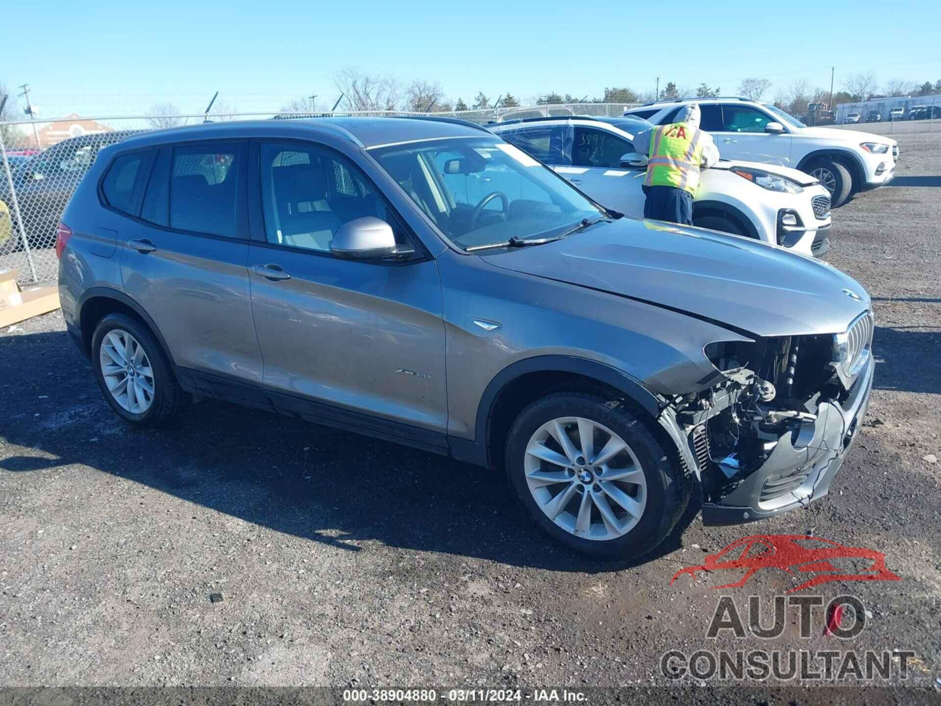 BMW X3 2016 - 5UXWX9C54G0D89805