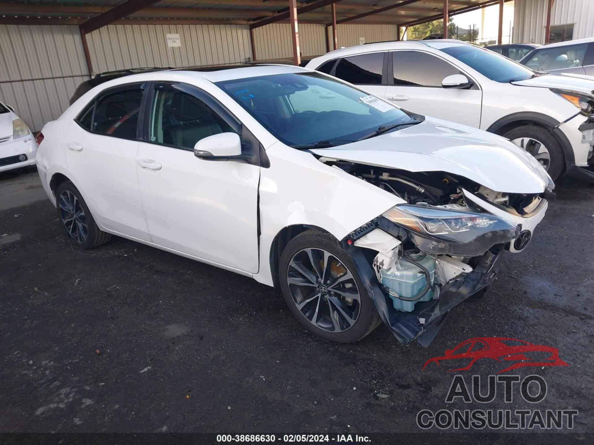 TOYOTA COROLLA 2019 - 2T1BURHEXKC199021